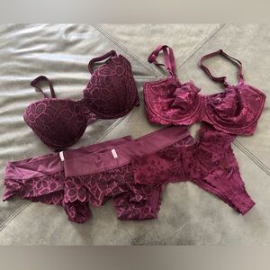 Victoria's Secret Purple Lace Bundle